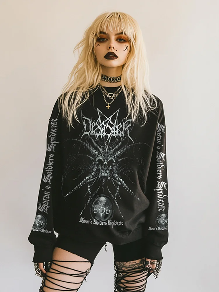 Black Metal Band Design Sweatshirt