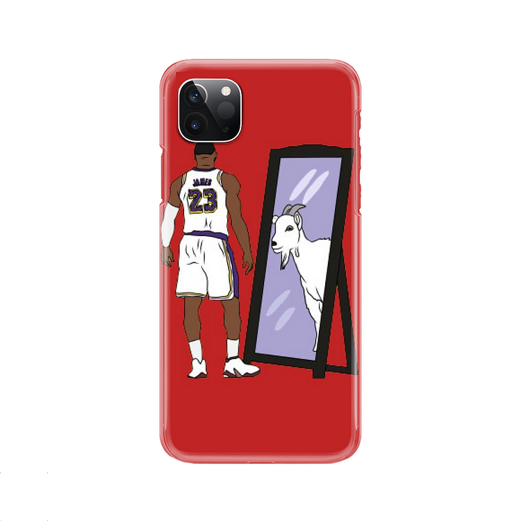 LeBron James Mirror GOAT, Basketball iPhone Case