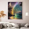 Aurora Moon-11CT Stamped Cross Stitch 40*50cm