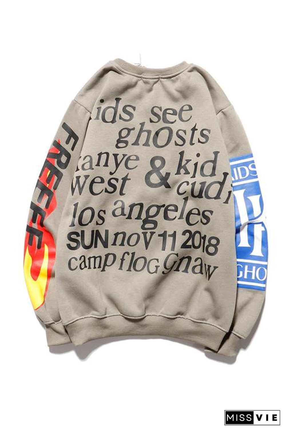 Scrawl Print Lovers Hoodie