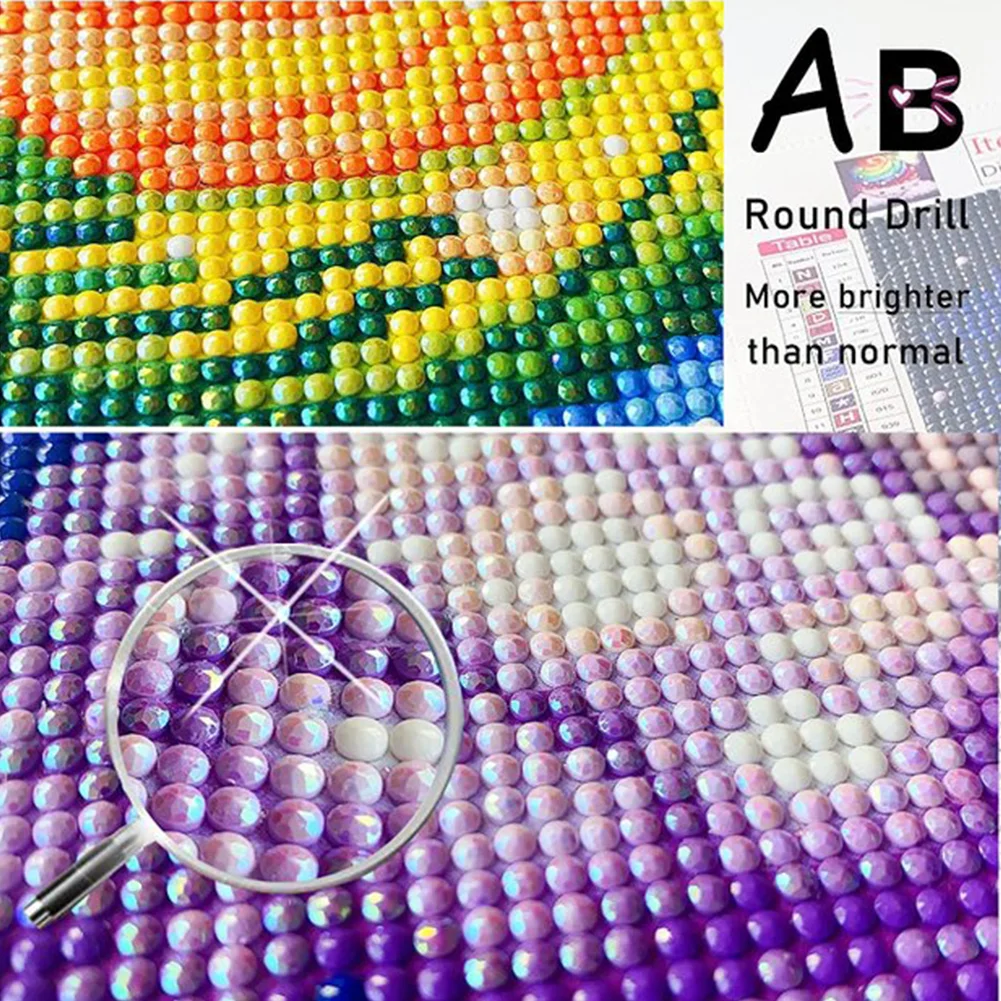 Grinch (velvet cloth) AB drill full round/square diamond painting