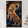 Golden Cosmic Tiger-11CT Stamped Cross Stitch 40*70cm(Big Size) tapestrymarket