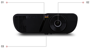 ViewSonic PJD7720HD 3200 Lumens 1080p HDMI Home Theater Projector
