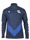 Real Sociedad  26-27 1/4 Zip Tracksuit  blue Chandal-(Pre-sale - Customization)
