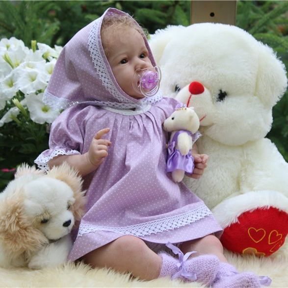 20'' Realistic Mealanie Reborn Baby Doll Girl Realistic Soft Toys Gift Lover