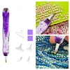 DIY Diamond Painting Stift Diamond Art Stift Diamond Painting Werkzeuge (8 Stück lila)