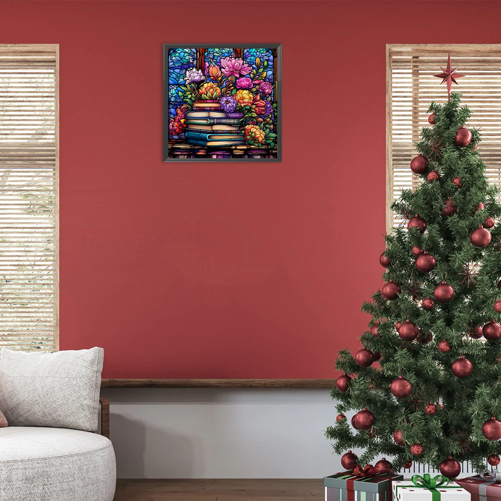 DIY Paint By Number 40*40cm - Book Flower