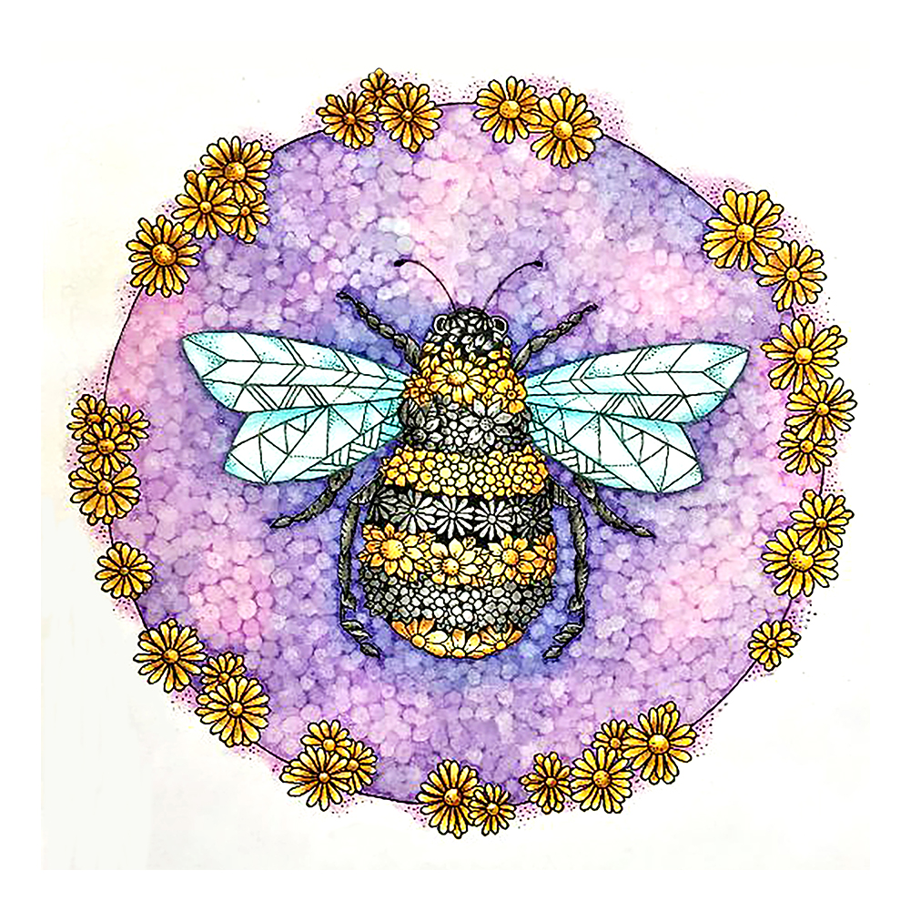 

Bee - Crystal Special Shaped Diamond Painting - 30*30CM, 501 Original