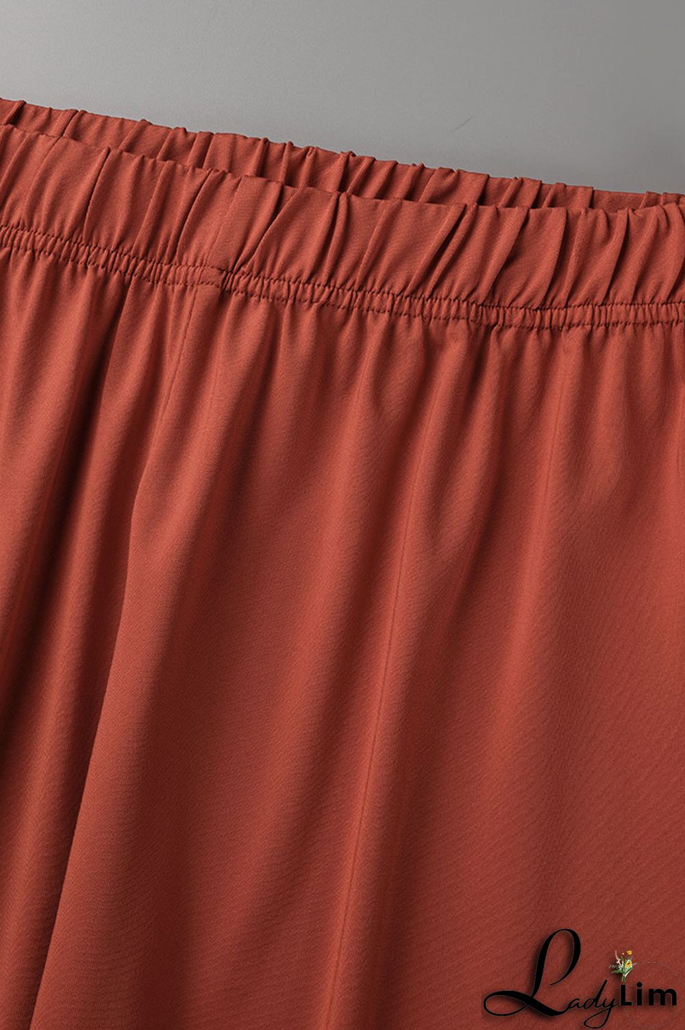 Tibetan Blue Fashion Casual Solid Slit V Neck Plus Size Two Pieces