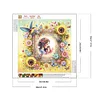 5D DIY Partial Special Shaped Drill Diamond Painting Mother Kid Kit Decor30x30cm