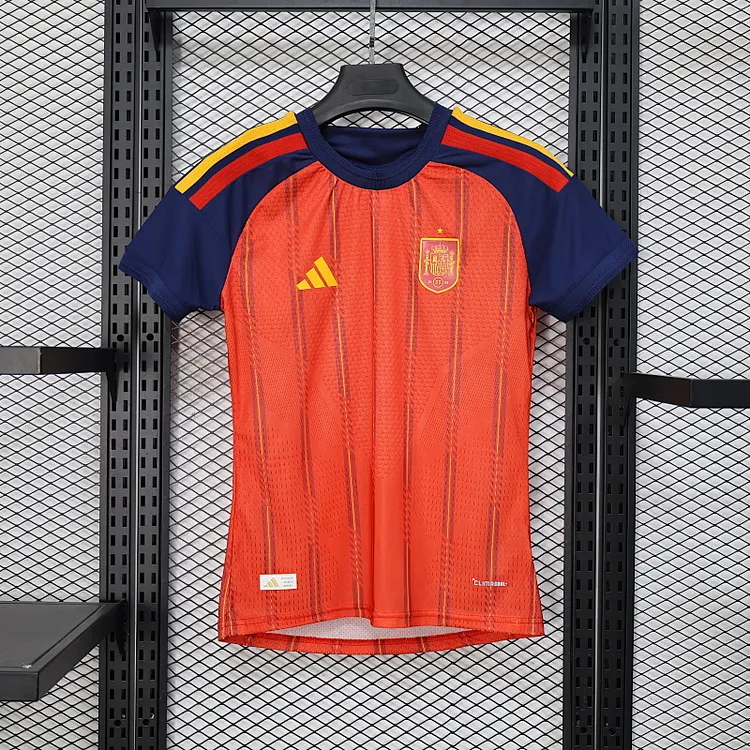 Women's size 26-27 Spanish national team player version football jersey, 1:1 replica, Thai quality.