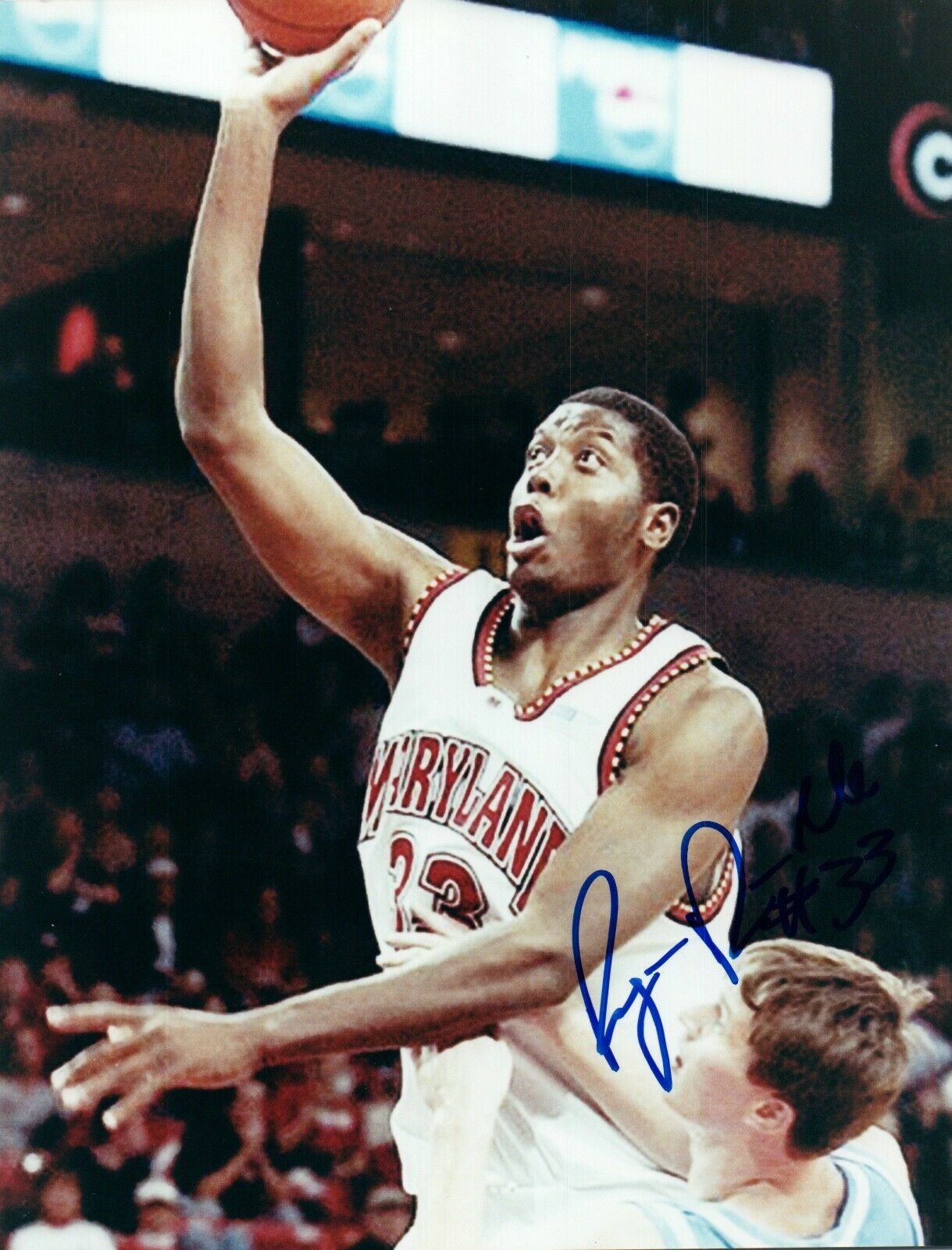 Ryan Randle NCAA College Maryland Hand Signed Autograph 8x10 Photo Poster painting