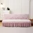 Mymmirical Jacquard Armless Sofa Bed Cover Elastic Cheap Couch Covers for Living Room Washable Removable Slipcovers Folding Settee Case