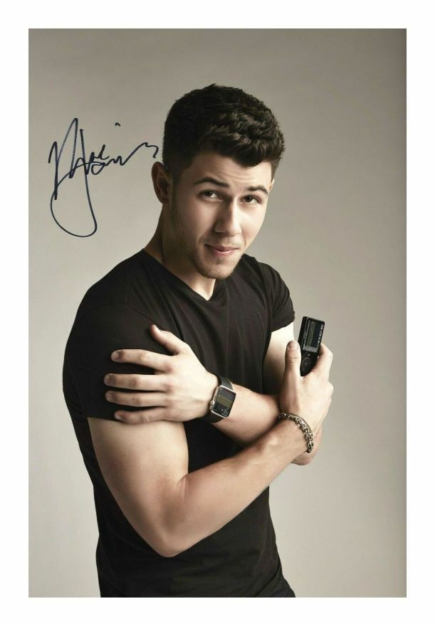 NICK JONAS AUTOGRAPH SIGNED PP Photo Poster painting POSTER