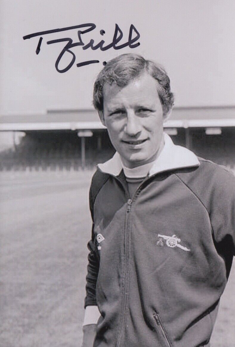 TERRY NEILL HAND SIGNED 6X4 Photo Poster painting ARSENAL FOOTBALL AUTOGRAPH 7