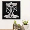 Elegante Dame - speziell geformte Diamond Painting - 30*30cm