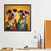 Diamond Painting -DIY Round Drill Meerkats(40x40cm)