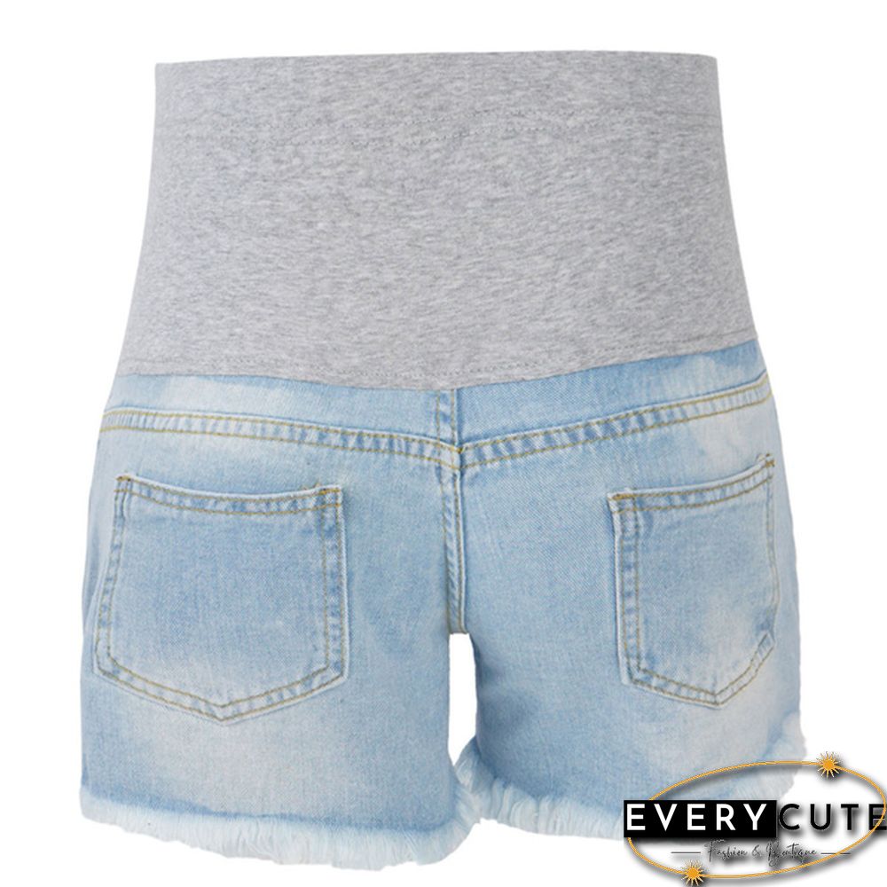Pregnant women's Denim Shorts Summer Pregnant Casual Short For Women Pregnacy Shorts