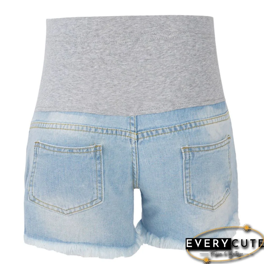 Pregnant women's Denim Shorts Summer Pregnant Casual Short For Women Pregnacy Shorts