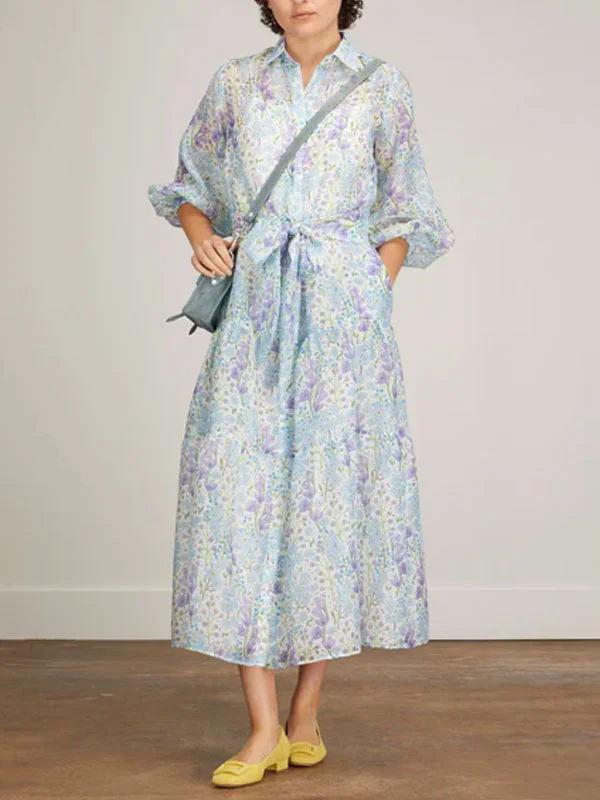 Sheer Silk Organza Women's Dress
