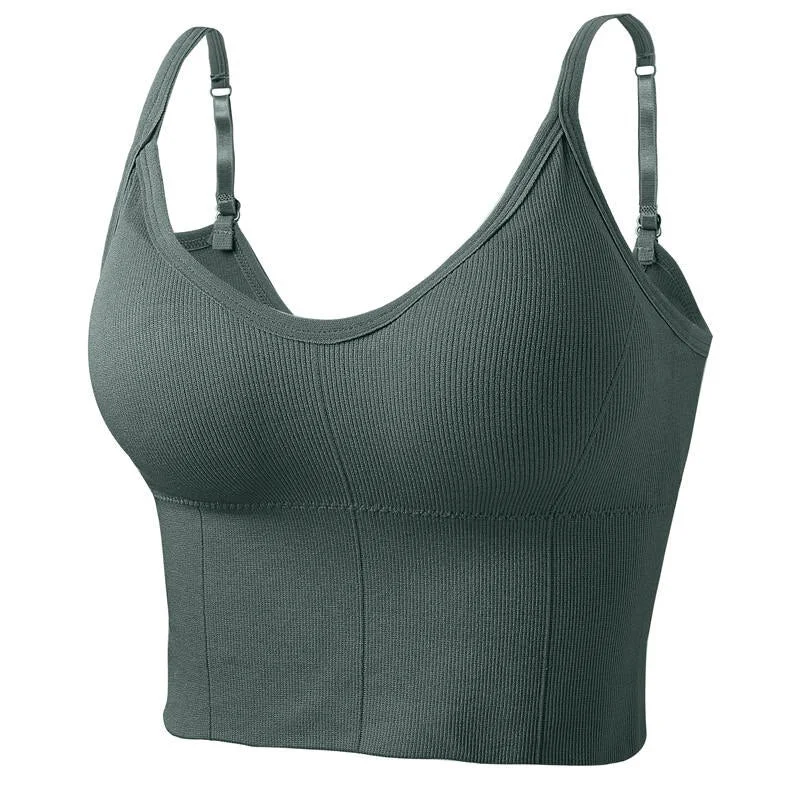 Fashion Tank Crop Tops for Women Underwear Female Bralette Sexy Femme Camisole Push Up Girls Fashion Body Slim Lingerie Intimate