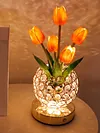 Tulip Bouquet LED Night Light USB Rechargeable Touch Dimming 3-Color