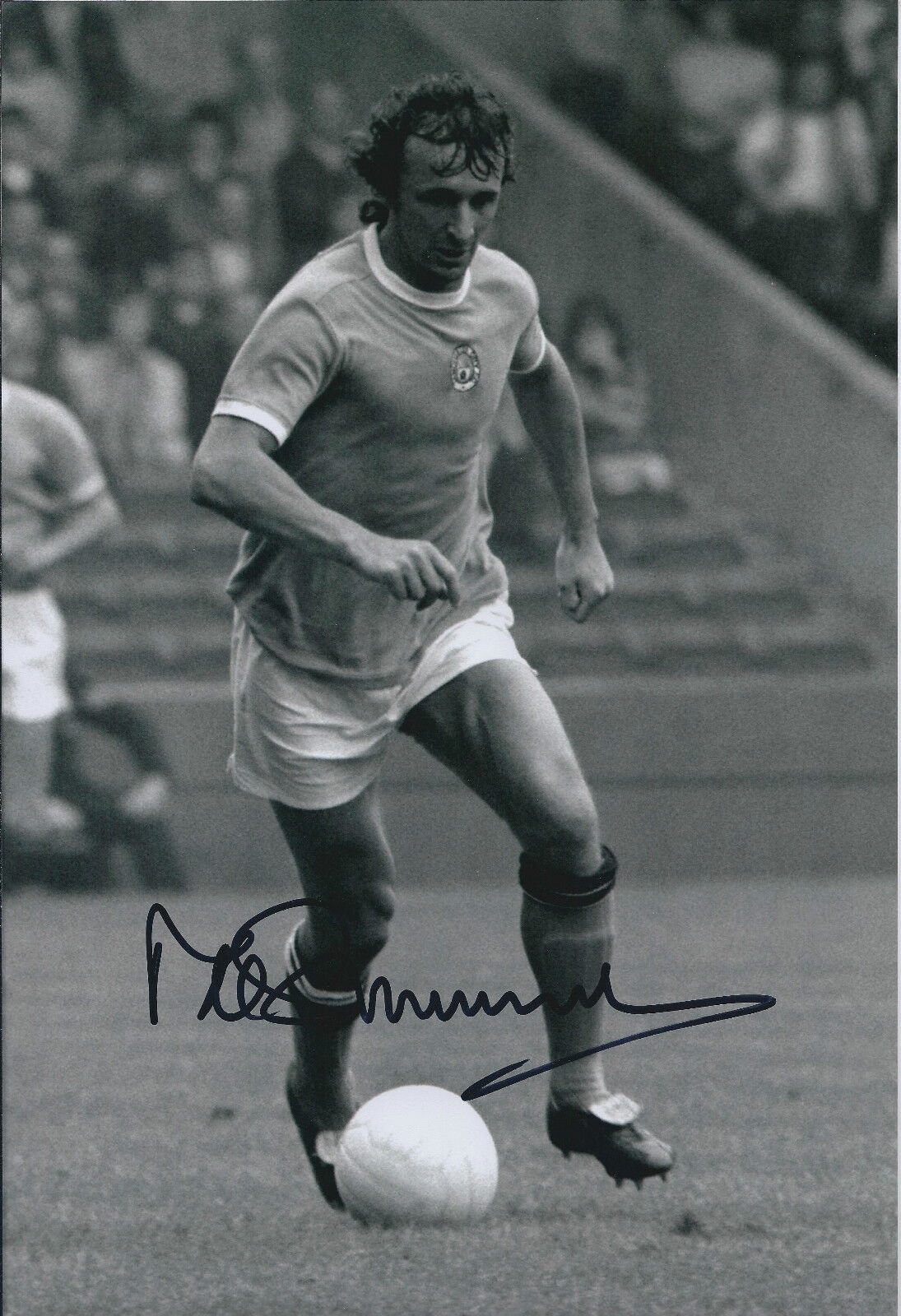 Mike SUMMERBEE SIGNED COA Autograph 12x8 Photo Poster painting AFTAL Manchester City LEGEND