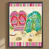 uk.everydayedeals (Limited Stock)Diamond Painting - Crystal Rhinestone - Summer Slippers