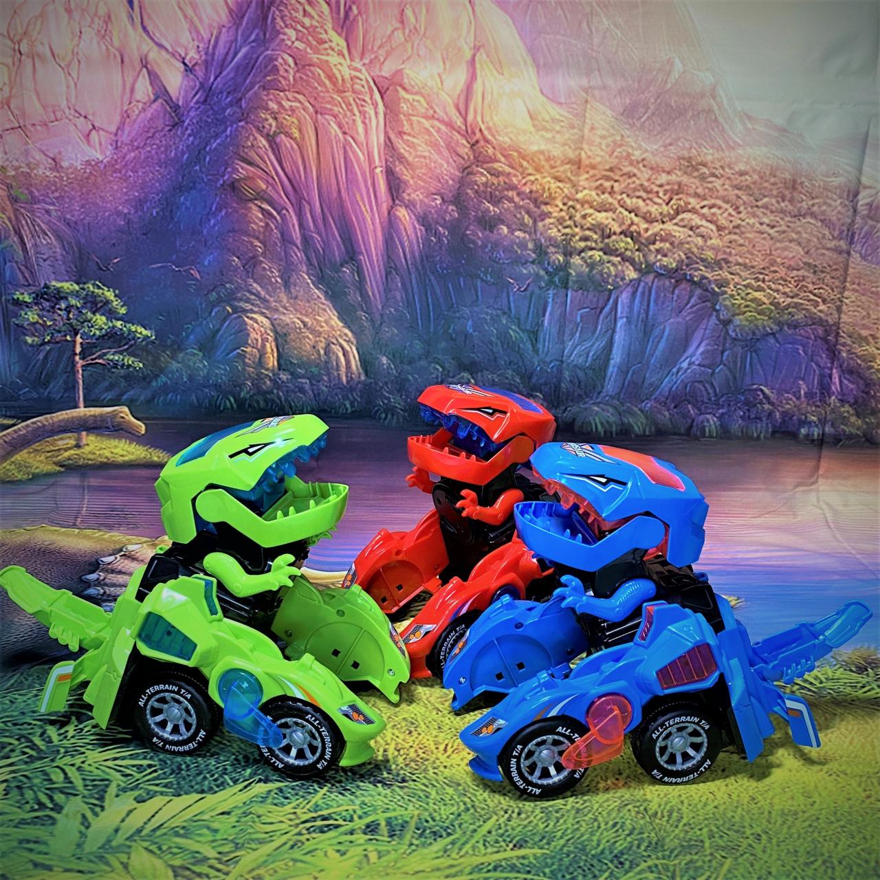 Early Christmas Sale - 50% OFF LED DINOSAUR TRANSFORMATION CAR TOY