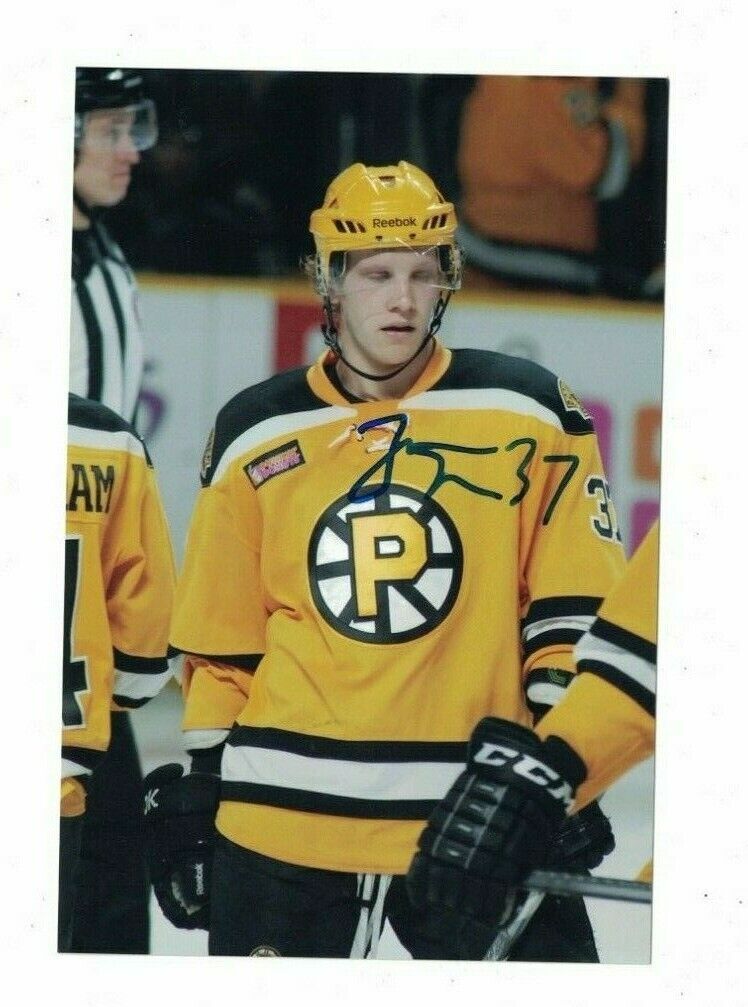 Zach Trotman Providence Bruins Signed 4x6 Hockey Photo Poster painting W/Our COA