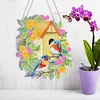 Double-sided Drills DIY Diamond Painting Hanging Flower Wreath Kits
