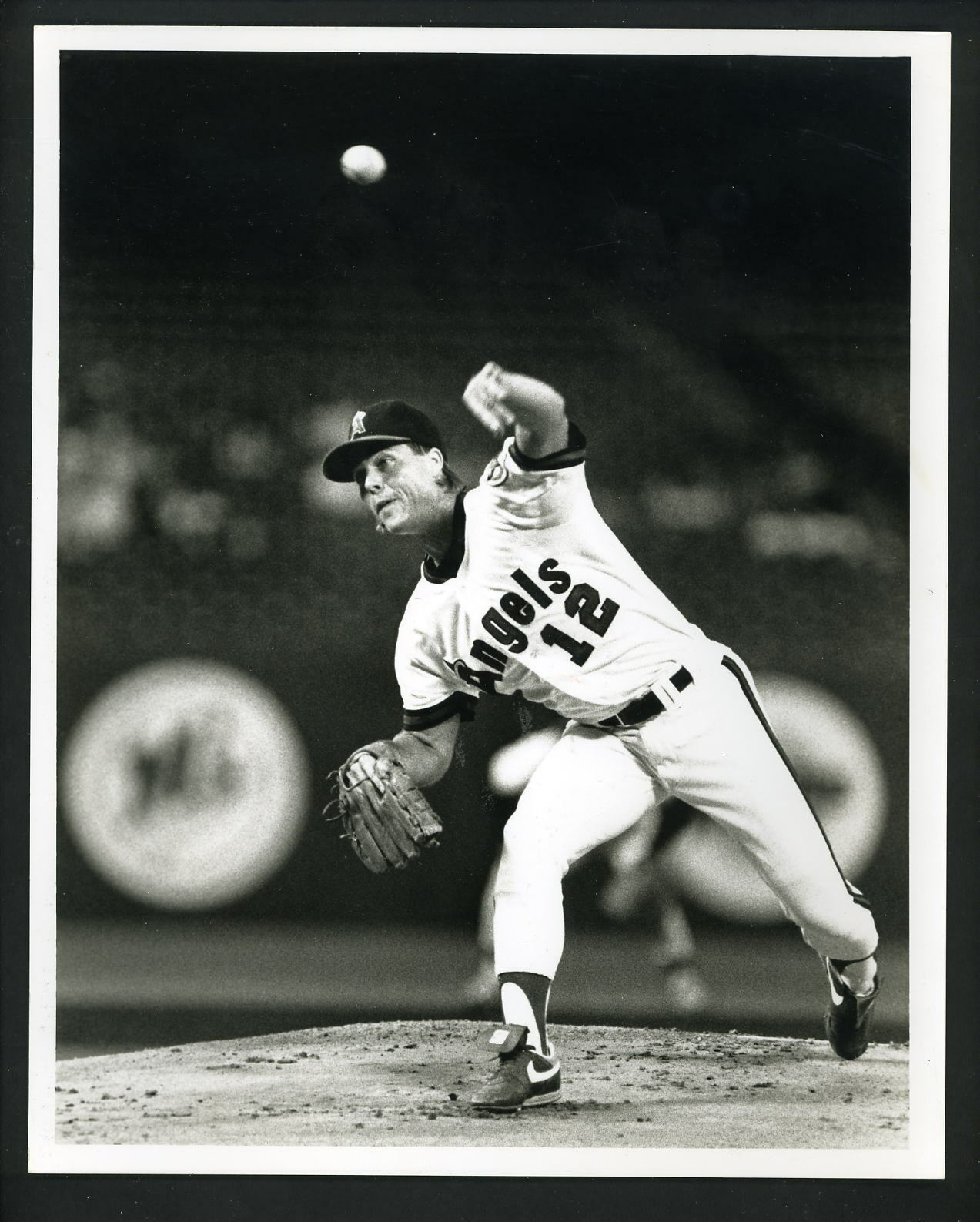 Mark Langston circa 1980's Press Original Photo Poster painting California Angels