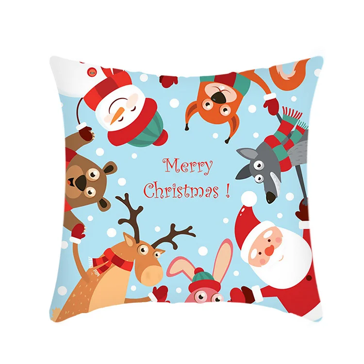 18 x 18 inch Christmas Cushion Cover Santa | AvasHome