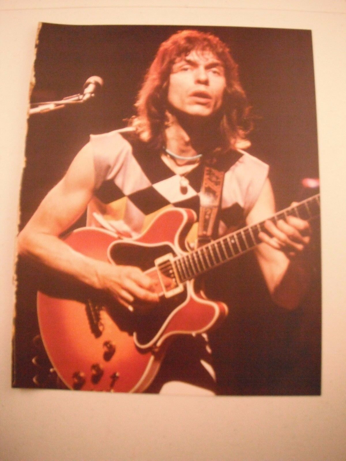 Steve Howe Yes Guitarist 12x9 Color Coffee Table Book Photo Poster painting Page