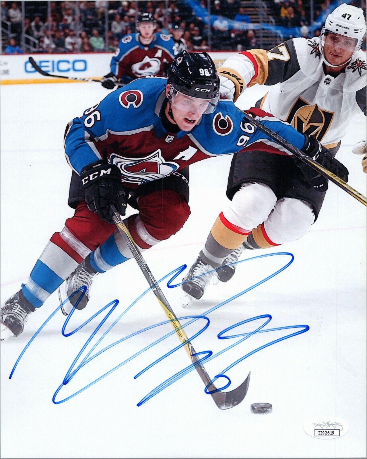 MIKKO RANTANEN Authentic Hand-Signed COLORADO AVALANCHE