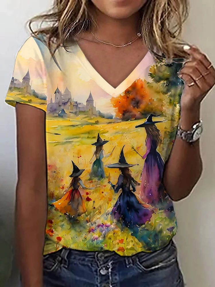 Womens Midsummer Witches Gather T-Shirt