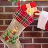 Linen Diamond Painting Christmas Socks 5D Rhinestone Xmas Socks for Kid Gift