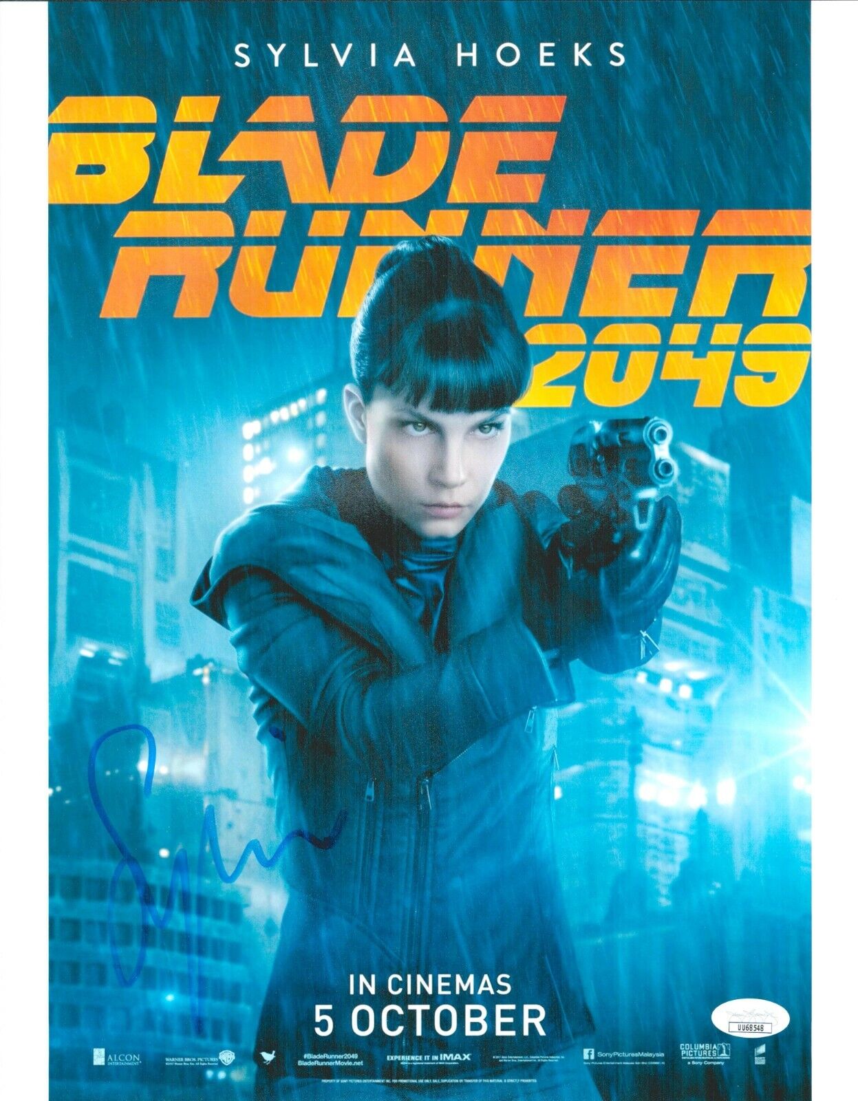 Sylvia Hoeks Signed 11x14 Bladerunner 2049 Authentic Autographed Photo Poster painting JSA COA