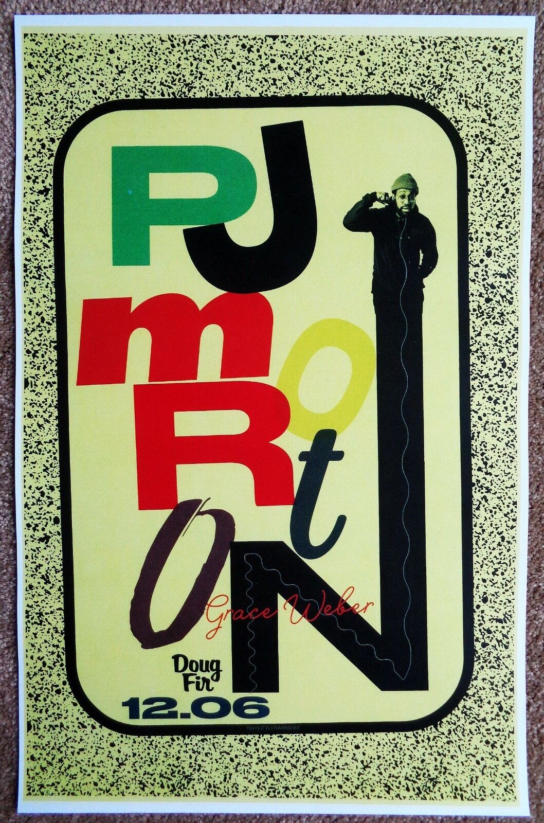 PJ MORTON 2018 Gig POSTER Portland Oregon Concert