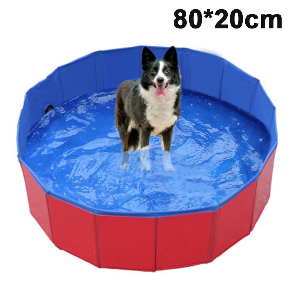 Foldable Dog Pet Bath Pool Collapsible Dog Pet Pool Bathing Tub Pool