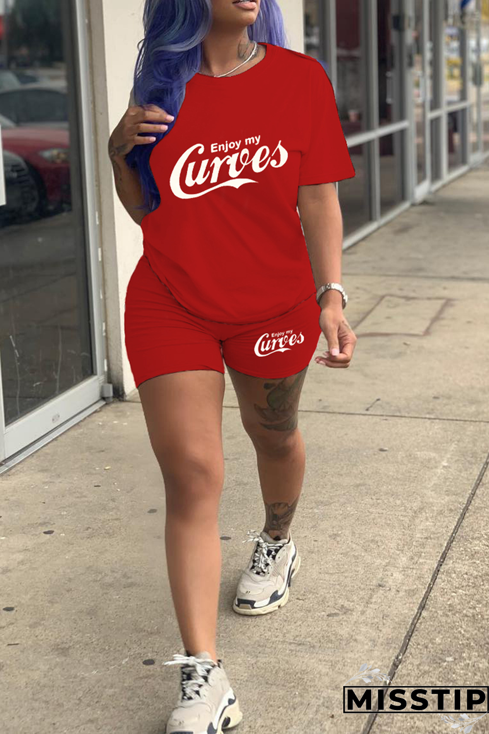 Black Gold Casual Print Patchwork O Neck Short Sleeve Two Pieces