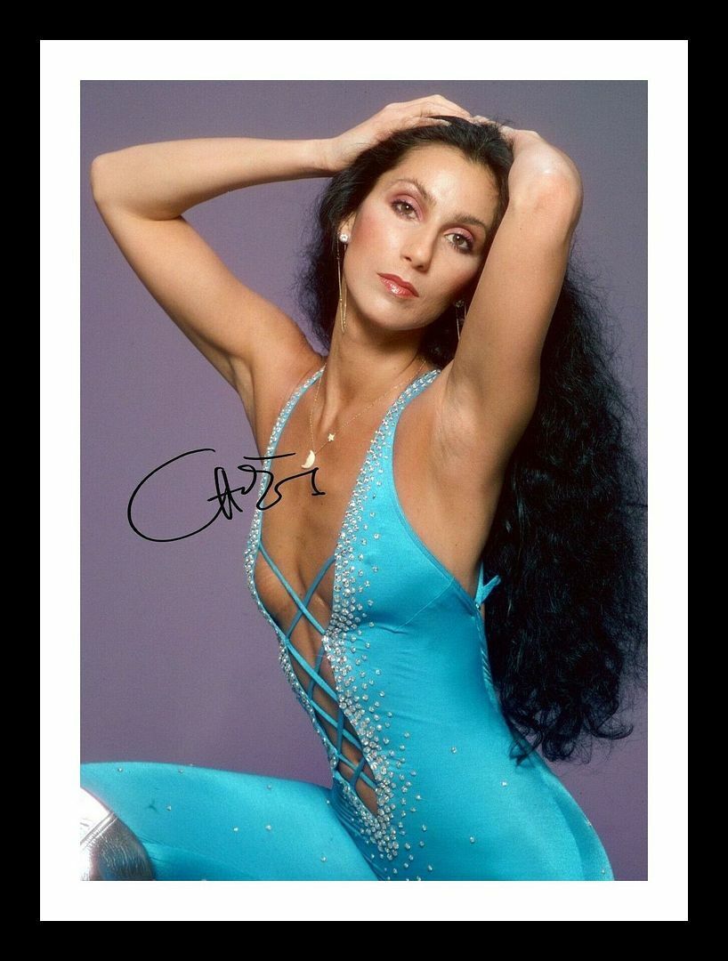 Cher Autograph Signed & Framed Photo Poster painting 6