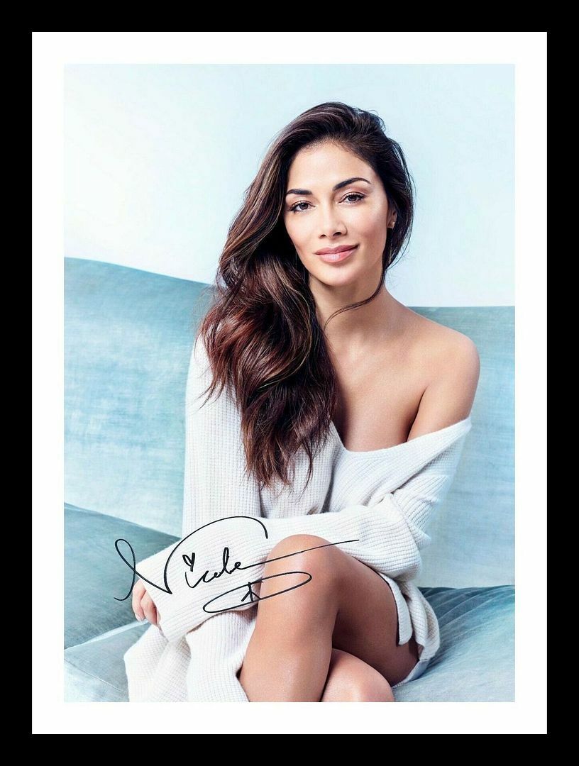 Nicole Scherzinger Autograph Signed & Framed Photo Poster painting 7