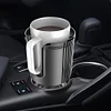 Car Cup Holder Expander Adjustable Fits Less Than 3.7 Large Bottles & Mugs