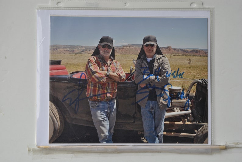 STEVEN SPIELBERG & GEORGE Lucas Signed Photo Poster painting X2 Raiders Of The Lost Ark Indiana Jones wcoa