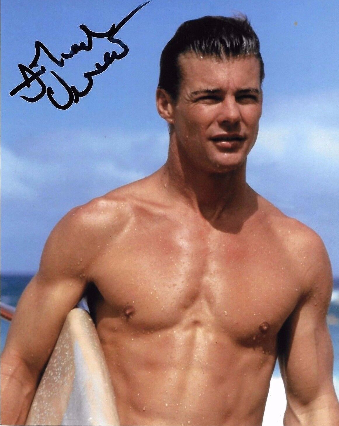 Jan-Michael Vincent Signed 8x10 Photo Poster painting - BIG WEDNESDAY SHIRTLESS!!! SEXY!!! G86