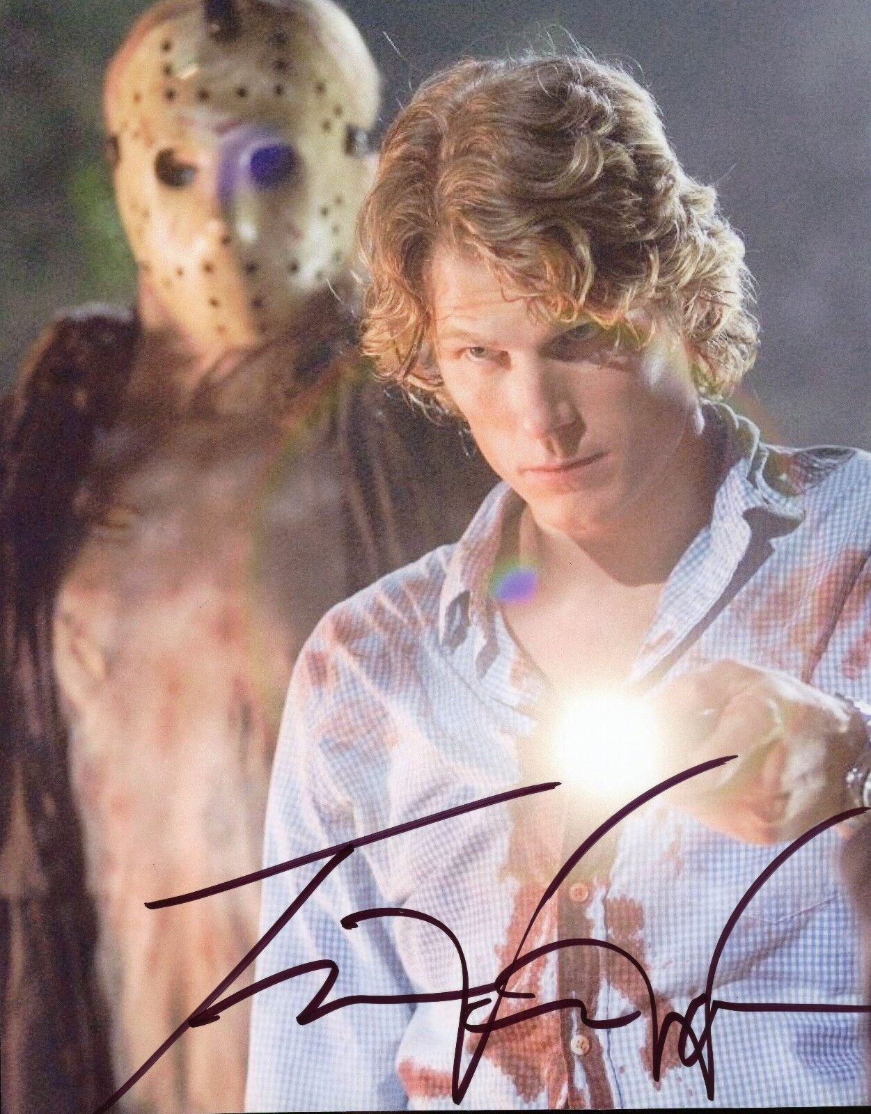 TRAVIS VAN WINKLE Authentic Hand-Signed Trent FRIDAY THE 13th