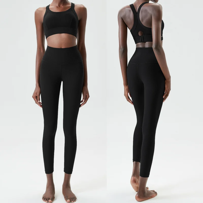 High-intensity shock-resistant yoga tight-fit sets