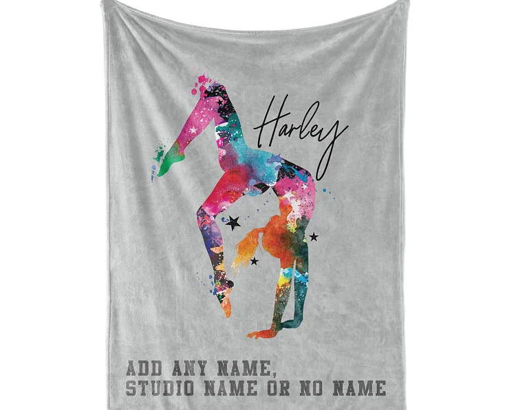 Personalized Lovely Dance Blanket for Comfort & Unique | BKKid62[personalized name blankets][custom name blankets]