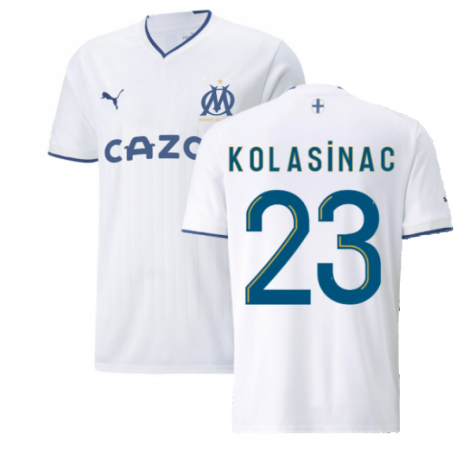 Olympique Marseille Sead Kolasinac 23 Home Trikot 2022-2023